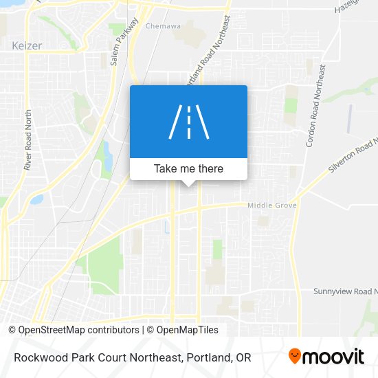 Rockwood Park Court Northeast map