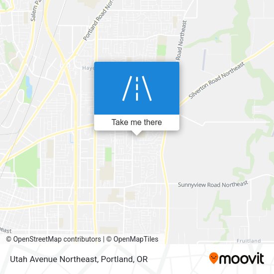 Utah Avenue Northeast map