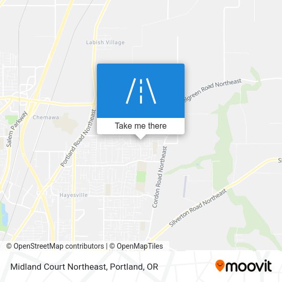 Midland Court Northeast map