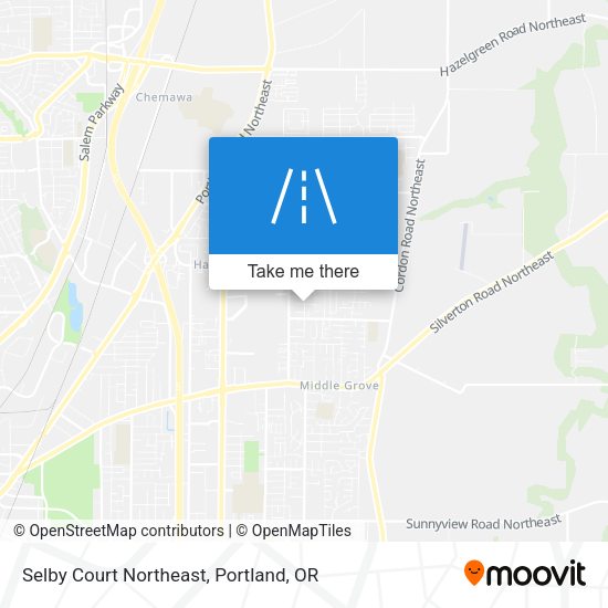 Mapa de Selby Court Northeast