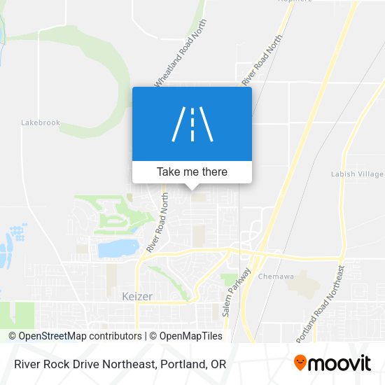 River Rock Drive Northeast map