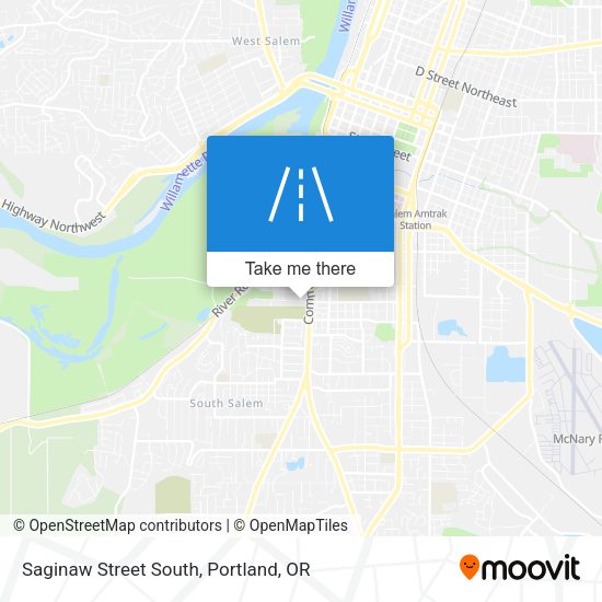 Mapa de Saginaw Street South