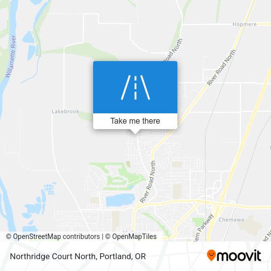 Northridge Court North map