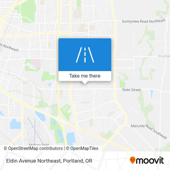 Eldin Avenue Northeast map