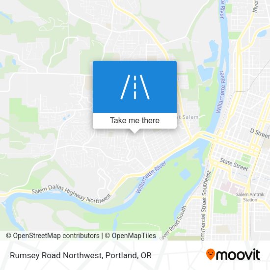 Mapa de Rumsey Road Northwest