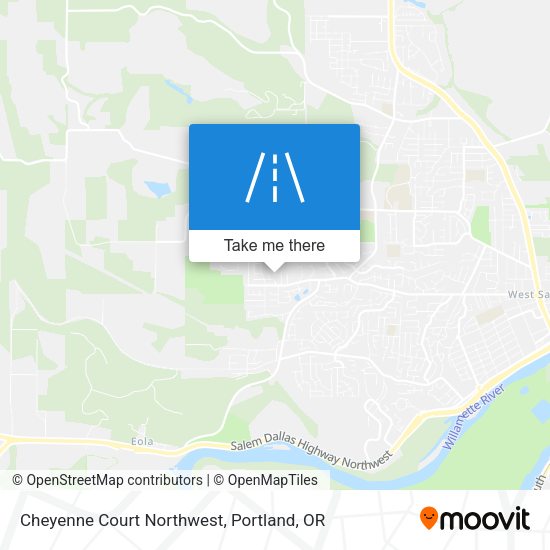 Cheyenne Court Northwest map