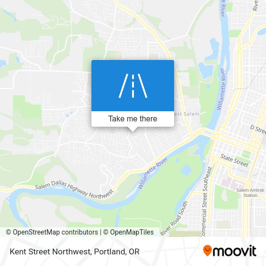Kent Street Northwest map