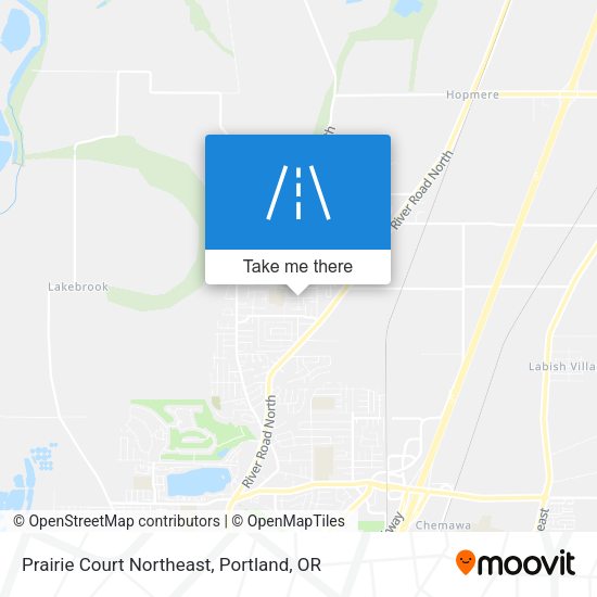 Prairie Court Northeast map