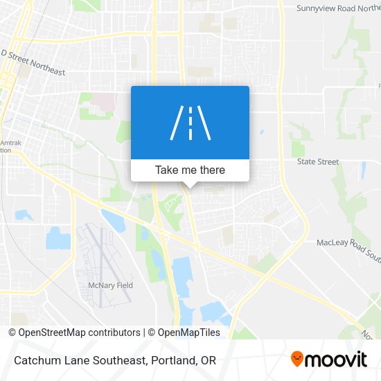 Catchum Lane Southeast map