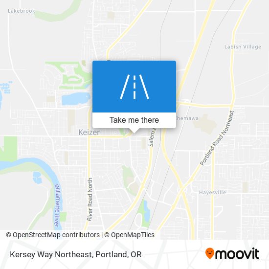 Kersey Way Northeast map