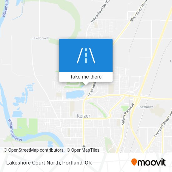 Lakeshore Court North map