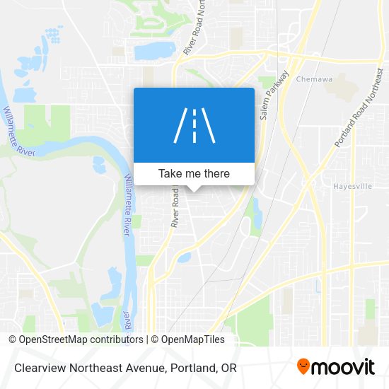 Mapa de Clearview Northeast Avenue