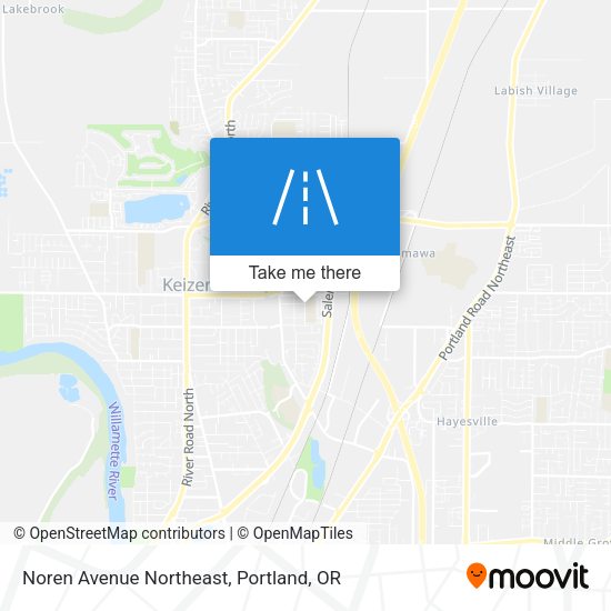 Noren Avenue Northeast map