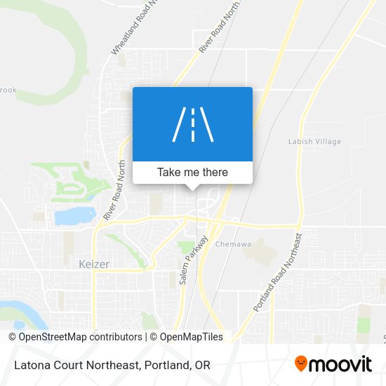 Latona Court Northeast map