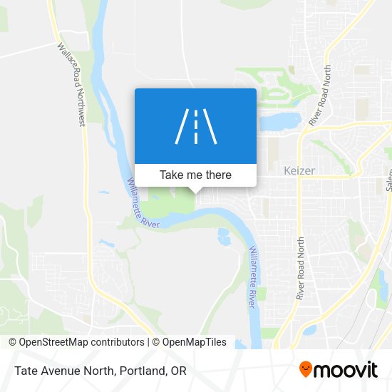 Mapa de Tate Avenue North