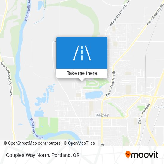 Couples Way North map