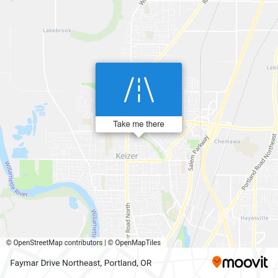 Mapa de Faymar Drive Northeast