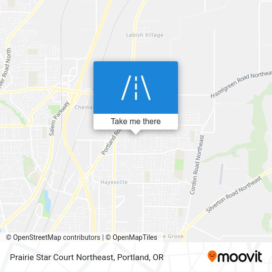 Mapa de Prairie Star Court Northeast