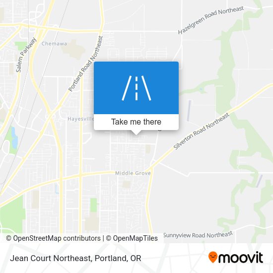 Jean Court Northeast map