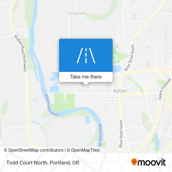 Todd Court North map