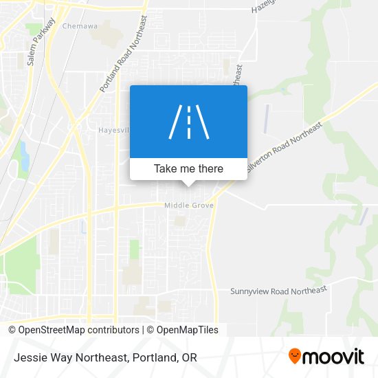 Jessie Way Northeast map