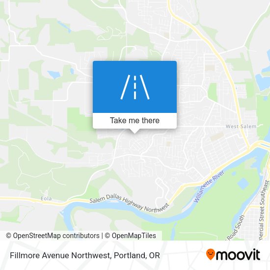 Mapa de Fillmore Avenue Northwest