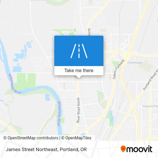 James Street Northeast map