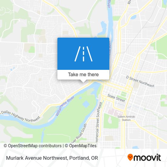 Murlark Avenue Northwest map