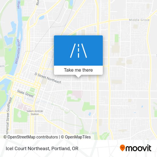 Mapa de Icel Court Northeast