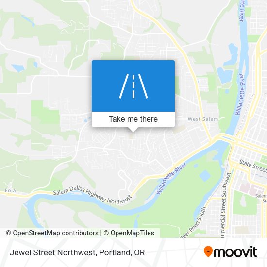 Jewel Street Northwest map