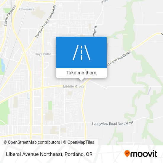 Mapa de Liberal Avenue Northeast