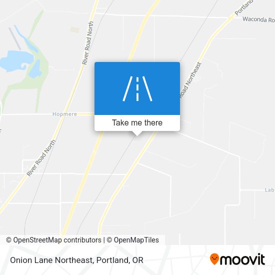 Mapa de Onion Lane Northeast