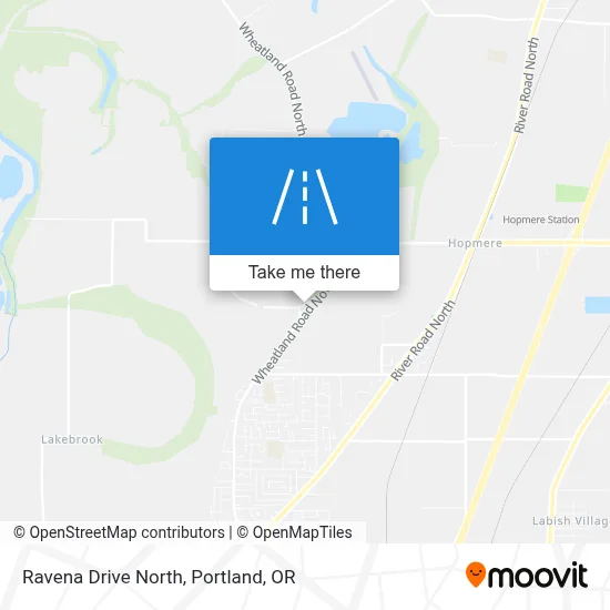 Ravena Drive North map