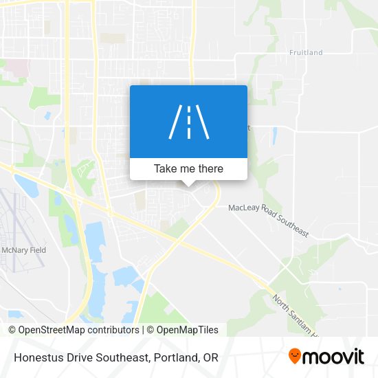 Honestus Drive Southeast map