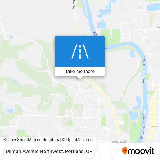 Ullman Avenue Northwest map
