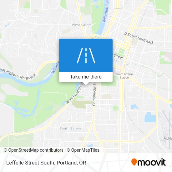 Leffelle Street South map