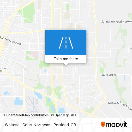 Whitesell Court Northeast map