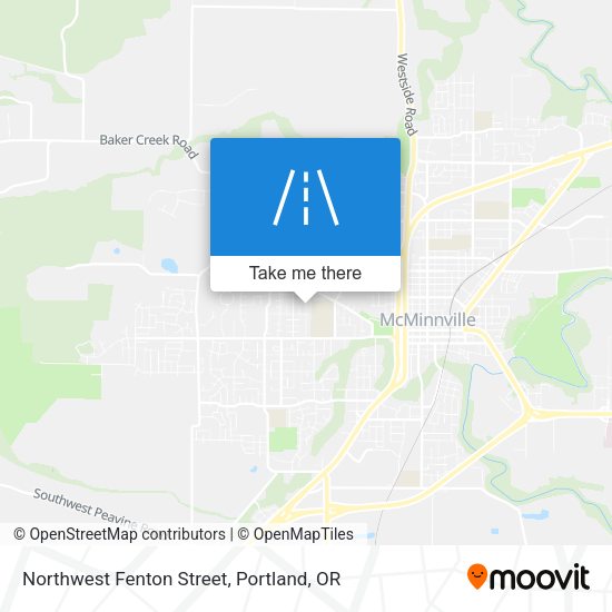 Mapa de Northwest Fenton Street