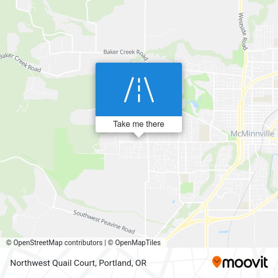 Northwest Quail Court map