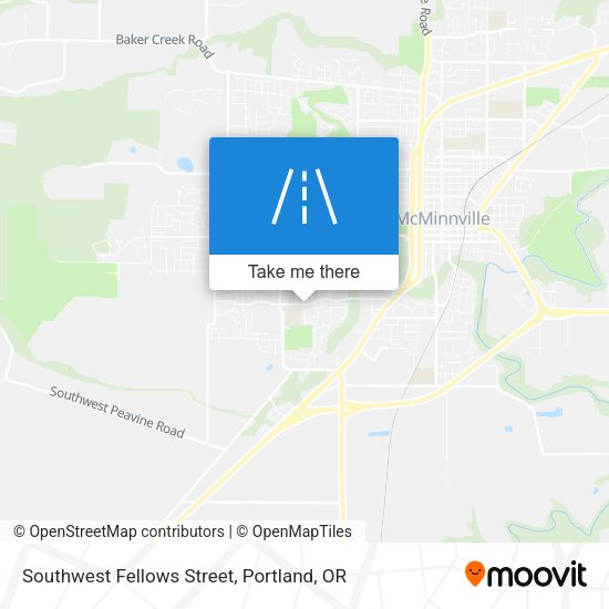 Mapa de Southwest Fellows Street