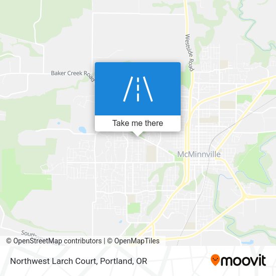 Northwest Larch Court map