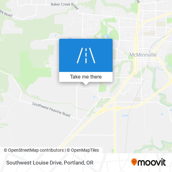 Mapa de Southwest Louise Drive