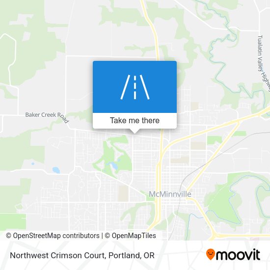 Mapa de Northwest Crimson Court