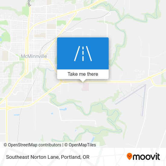 Southeast Norton Lane map