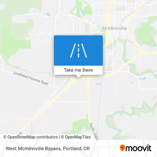 West Mcminnville Bypass map
