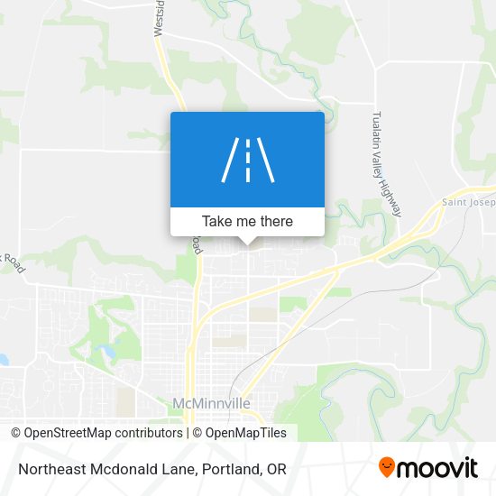 Mapa de Northeast Mcdonald Lane