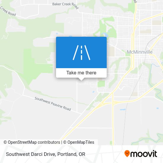 Mapa de Southwest Darci Drive