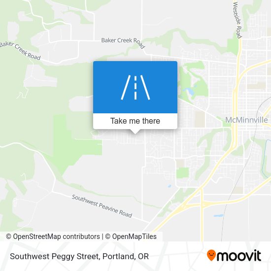 Mapa de Southwest Peggy Street
