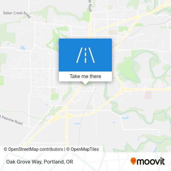 Mapa de Oak Grove Way