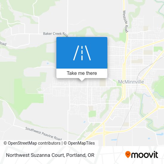 Mapa de Northwest Suzanna Court